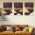 Set 3 tablouri Boho minimalism peisaj - Dimensiune multicanvas: 3 tablouri 80x120 cm