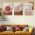 Set 3 tablouri Boho minimalism plante femeie flori - Dimensiune multicanvas: 3 tablouri 60x90 cm