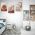 Set 3 tablouri Boho minimalism plante femeie flori - Dimensiune multicanvas: 3 tablouri 80x120 cm