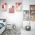 Set 3 tablouri arhitectura minimalista detaliu - Dimensiune multicanvas: 3 tablouri 80x120 cm