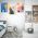 Set 3 tablouri arhitectura moderna detaliu - Dimensiune multicanvas: 3 tablouri 30x45 cm