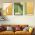 Set 3 tablouri arhitectura moderna minimalista - Dimensiune multicanvas: 3 tablouri 50x70 cm
