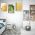 Set 3 tablouri arhitectura moderna minimalista - Dimensiune multicanvas: 3 tablouri 30x45 cm