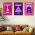 Set 3 tablouri postere muzica psihedelica - Dimensiune multicanvas: 3 tablouri 40x60 cm