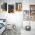 Set 3 tablouri minimalism arhitectura moderna detaliu - Dimensiune multicanvas: 3 tablouri 80x120 cm