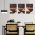 Set 3 tablouri Boho minimalism peisaj - Dimensiune multicanvas: 3 tablouri 80x120 cm