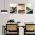 Set 3 tablouri Boho minimalism peisaj - Dimensiune multicanvas: 3 tablouri 80x120 cm