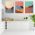 Set 3 tablouri Boho minimalism peisaj munte apa - Dimensiune multicanvas: 3 tablouri 30x45 cm