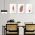 Set 3 tablouri Boho minimalism plante - Dimensiune multicanvas: 3 tablouri 80x120 cm