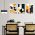 Set 3 tablouri cladiri moderne detaliu - Dimensiune multicanvas: 3 tablouri 50x70 cm