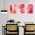 Set 3 tablouri picturi abstracte - Dimensiune multicanvas: 3 tablouri 40x60 cm