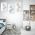 Set 3 tablouri Boho minimalism flori - Dimensiune multicanvas: 3 tablouri 80x120 cm
