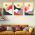 Set 3 tablouri Boho minimalism abstract peisaje - Dimensiune multicanvas: 3 tablouri 50x70 cm