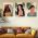 Set 3 tablouri femei multicanvas - Dimensiune multicanvas: 3 tablouri 50x70 cm