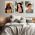 Set 3 tablouri femei multicanvas - Dimensiune multicanvas: 3 tablouri 50x70 cm