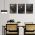 Set 3 tablouri Boho minimalism peisaj abstract - Dimensiune multicanvas: 3 tablouri 50x70 cm