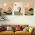 Set 3 tablouri Boho minimalism peisaj desert - Dimensiune multicanvas: 3 tablouri 30x45 cm