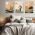 Set 3 tablouri Boho minimalism peisaj desert - Dimensiune multicanvas: 3 tablouri 30x45 cm