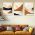 Set 3 tablouri Boho minimalism peisaj munti - Dimensiune multicanvas: 3 tablouri 40x60 cm