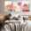 Set 3 tablouri Boho minimalism peisaj stilizat - Dimensiune multicanvas: 3 tablouri 30x45 cm