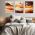 Set 3 tablouri Boho peisaj - Dimensiune multicanvas: 3 tablouri 50x70 cm