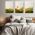Set 3 tablouri Boho peisaj acuarela - Dimensiune multicanvas: 3 tablouri 30x45 cm