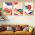 Set 3 tablouri Boho peisaje abstracte - Dimensiune multicanvas: 3 tablouri 80x120 cm