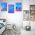 Set 3 tablouri arhitectura moderna minimalista - Dimensiune multicanvas: 3 tablouri 40x60 cm