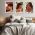 Set 3 tablouri femei multicanvas - Dimensiune multicanvas: 3 tablouri 60x90 cm