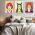 Set 3 tablouri minimalist femei - Dimensiune multicanvas: 3 tablouri 30x45 cm