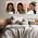 Set 3 tablouri portrete femei minimalist - Dimensiune multicanvas: 3 tablouri 80x120 cm