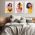 Set 3 tablouri portrete femei multicanvas - Dimensiune multicanvas: 3 tablouri 30x45 cm