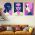 Set 3 tablouri portrete femei multicanvas - Dimensiune multicanvas: 3 tablouri 30x45 cm