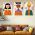 Set 3 tablouri portrete femei multicanvas - Dimensiune multicanvas: 3 tablouri 80x120 cm
