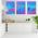 Set 3 tablouri arhitectura moderna minimalista - Dimensiune multicanvas: 3 tablouri 40x60 cm