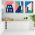 Set 3 tablouri arhitectura moderna minimalista - Dimensiune multicanvas: 3 tablouri 60x90 cm