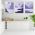 Set 3 tablouri Boho minimalism peisaj marin - Dimensiune multicanvas: 3 tablouri 40x60 cm