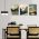 Set 3 tablouri Boho minimalism peisaje - Dimensiune multicanvas: 3 tablouri 80x120 cm