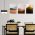 Set 3 tablouri Boho minimalism peisaje munti - Dimensiune multicanvas: 3 tablouri 60x90 cm