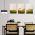 Set 3 tablouri Boho peisaj acuarela - Dimensiune multicanvas: 3 tablouri 30x45 cm