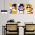 Set 3 tablouri minimalist femei - Dimensiune multicanvas: 3 tablouri 50x70 cm