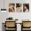 Set 3 tablouri minimalist profil femei - Dimensiune multicanvas: 3 tablouri 50x70 cm