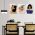 Set 3 tablouri portrete femei caise - Dimensiune multicanvas: 3 tablouri 40x60 cm