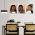 Set 3 tablouri portrete femei minimalist - Dimensiune multicanvas: 3 tablouri 30x45 cm