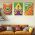 Set 3 tablouri afise muzica psihedelica - Dimensiune multicanvas: 3 tablouri 80x120 cm