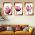 Set 3 tablouri floare lotus multicanvas - Dimensiune multicanvas: 3 tablouri 40x60 cm