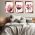Set 3 tablouri floare lotus multicanvas - Dimensiune multicanvas: 3 tablouri 80x120 cm