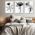Set 3 tablouri flori variate multicanvas - Dimensiune multicanvas: 3 tablouri 50x70 cm
