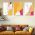 Set 3 tablouri forme abstracte multicanvas - Dimensiune multicanvas: 3 tablouri 60x90 cm