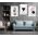 Set 3 tablouri forme geometrice abstracte - Dimensiune multicanvas: 3 tablouri 50x70 cm